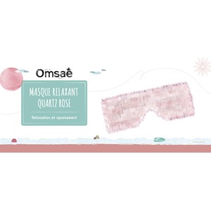 Masque relaxant yeux quartz rose