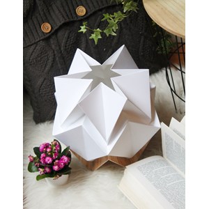 Lampe de table origami ecowood taille m