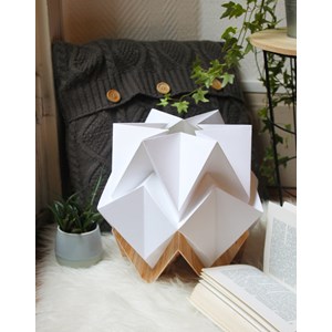 Lampe de table origami ecowood taille s