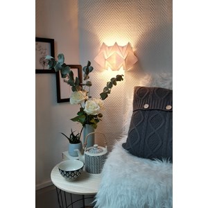 Applique murale origami en papier