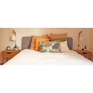 Applique bois petite suspension origami