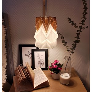 Applique petite suspens origami ecowood