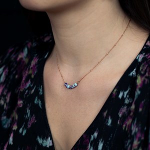 Collier piana en pierres jaspe