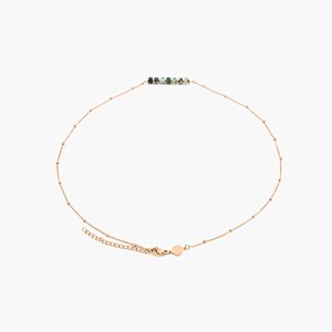 Collier piana pierres agate aquatique