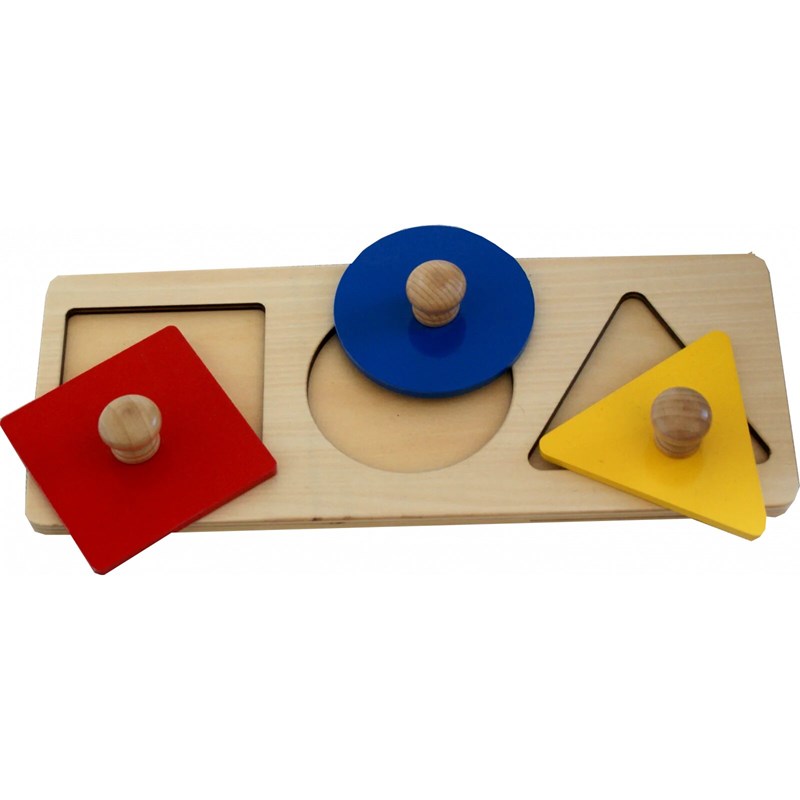 Mamontessoribox puzzle 3 formes geo. (Ma montessori Box) - Couverture