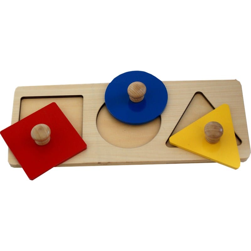 Mamontessoribox puzzle 3 formes geo. (Ma montessori Box) - Image 1