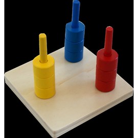 Mamontessoribox enfilement disques tiges