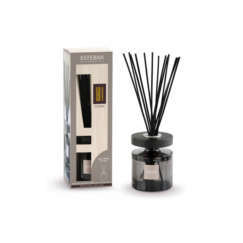 Esteban - Bouquet parfumé ellipse - cèdre