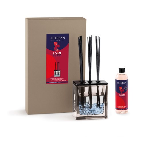 Esteban - Bouquet triptyque rouge cassis
