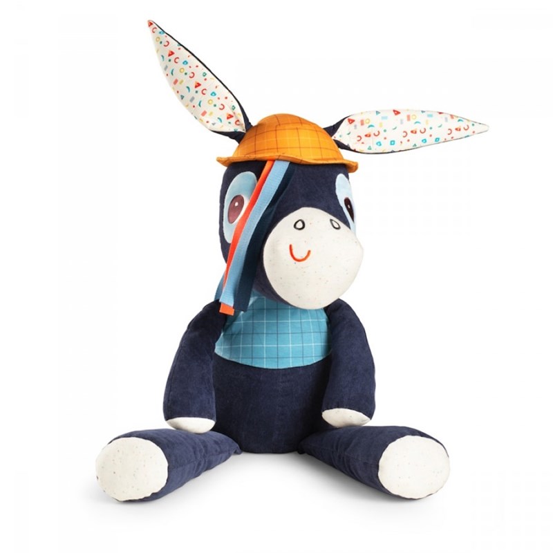 Lilliputiens - Peluche ignace l'âne 50 cm
