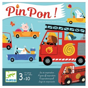 Jeu cooperatif pin pon djeco