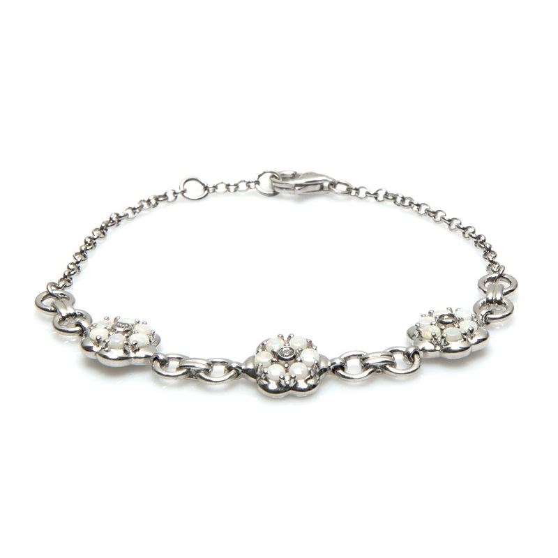 LaMaisonDelAmbre - Bracelet opale argent