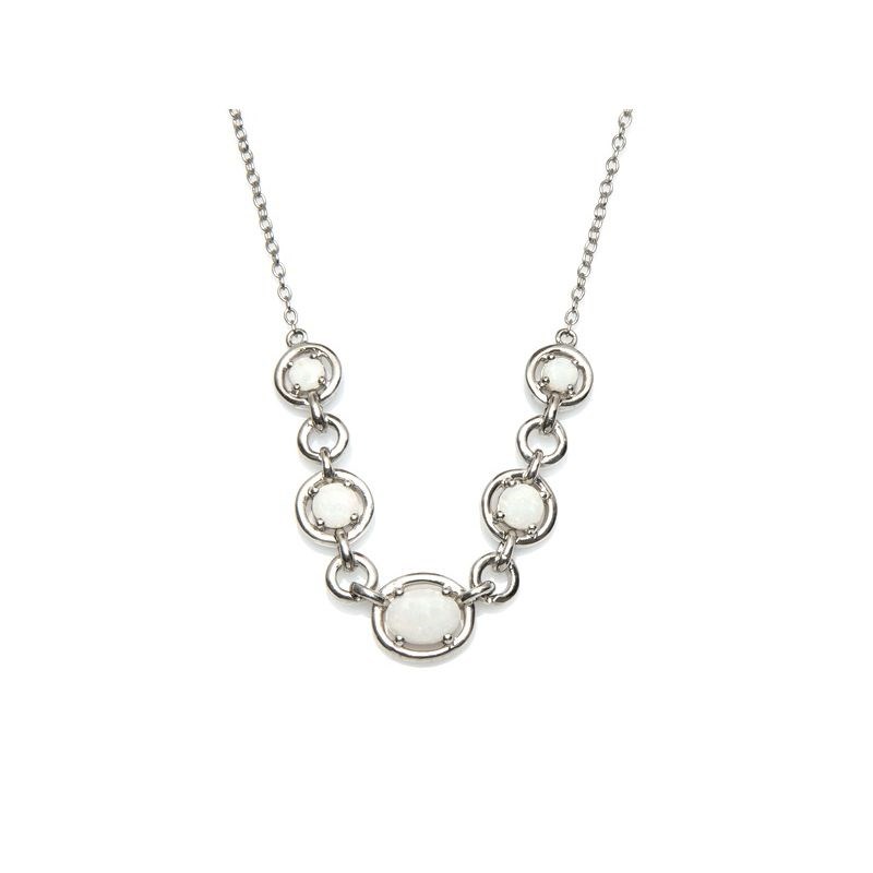Collier opale argent