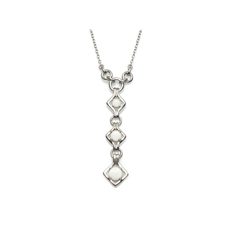 Collier opale argent