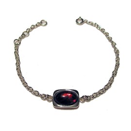 Bracelet ambre argent