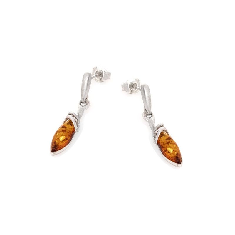 LaMaisonDelAmbre - Boucles d'oreilles ambre argent