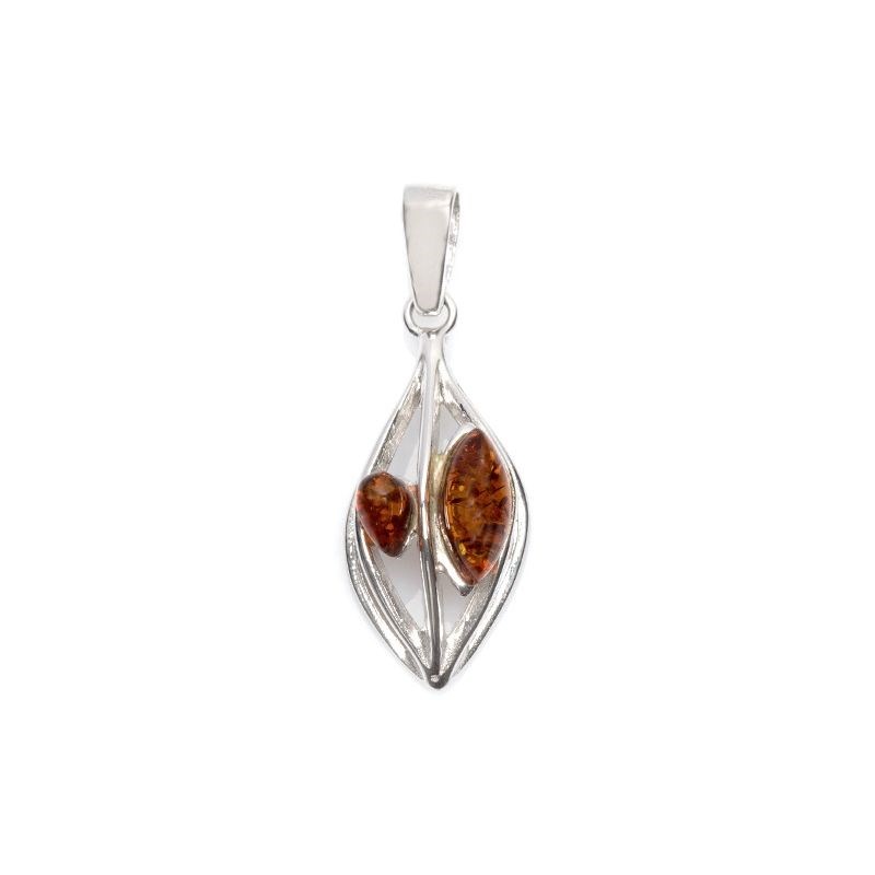 LaMaisonDelAmbre - Pendentif ambre argent