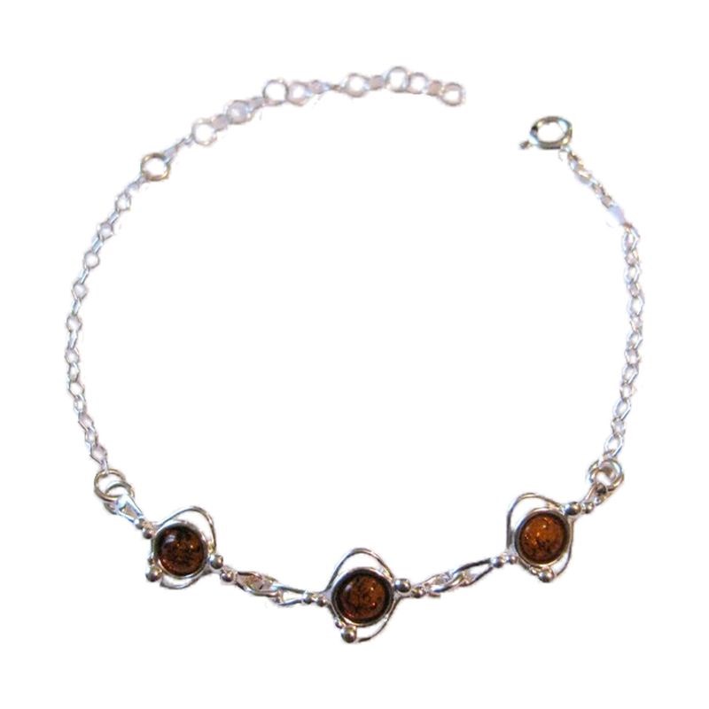 LaMaisonDelAmbre - Bracelet ambre argent