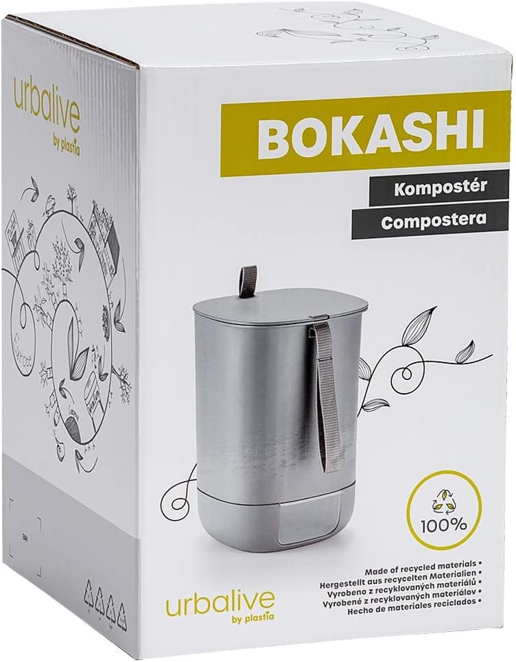 Bokashi Confort 14L, le compostage urbain avec des micro-organismes -  Lombricomposteur, vers de terre, lombriculture