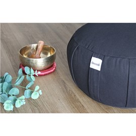 Zafu en kapok bio noir