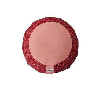 Zafu en sarrasin imprimé mandala rose