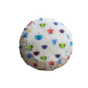 Zafu enfant en coton imprimé lotus