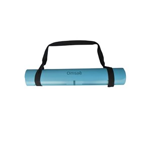 Tapis de yoga prémium light bleu