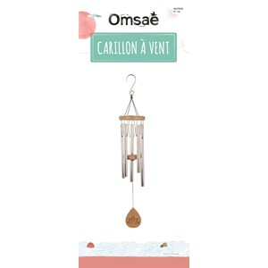 Carillon à vent lotus 81 cm