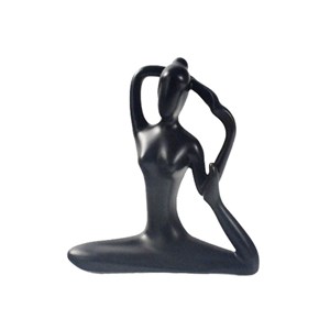 Posture de la sirène noir 10 cm