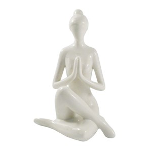 Posture du gardien blanc 17 cm
