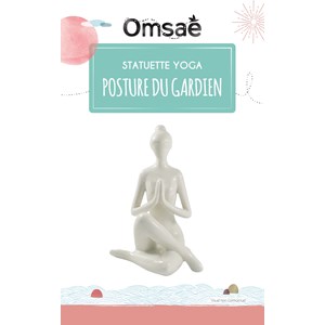 Posture du gardien blanc 17 cm