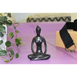 Posture lotus dhyana mudra noir 10 cm