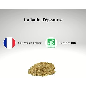 Oreiller en balles d'épeautre bio 40x60