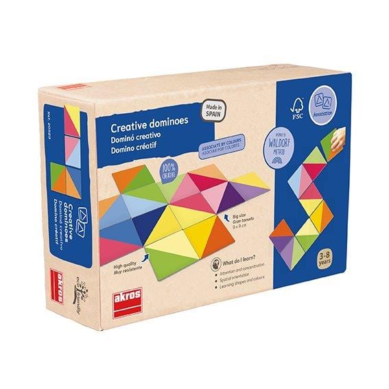 Jeu Akros - Domino Attention Sélective, Multicolore - Jeu éducatif Pour Enfants - 9