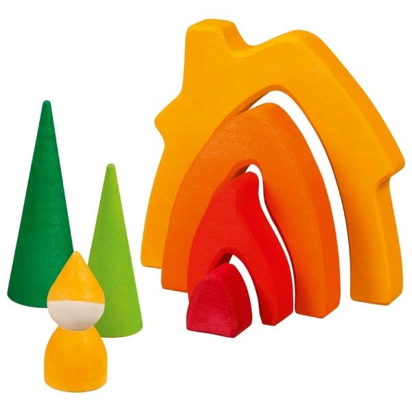 Maison des lutins en bois