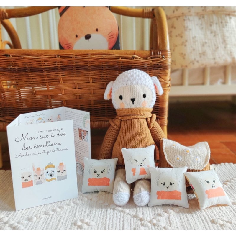 Coffret naissance mixte 1 : Peluche + hochet – Lero Lero KID