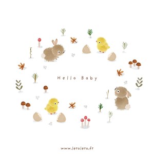 Hochet ours polaire tricoté