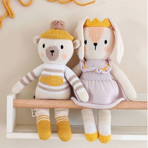 Doudou équitable et solidaire lapin