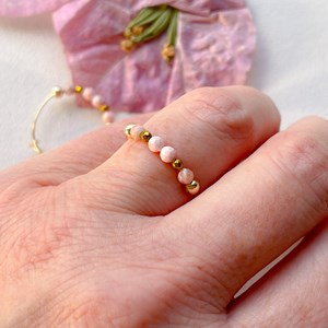 Bague lénora rhodochrosite