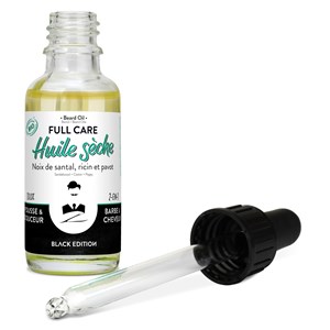 Huile barbe bio full care black edition