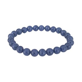 Bracelet saphir bleu 8 mm
