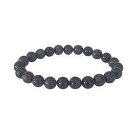 Bracelet opale noire 8 mm