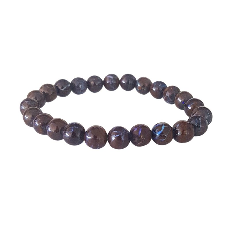Bracelet opale boulder 8mm