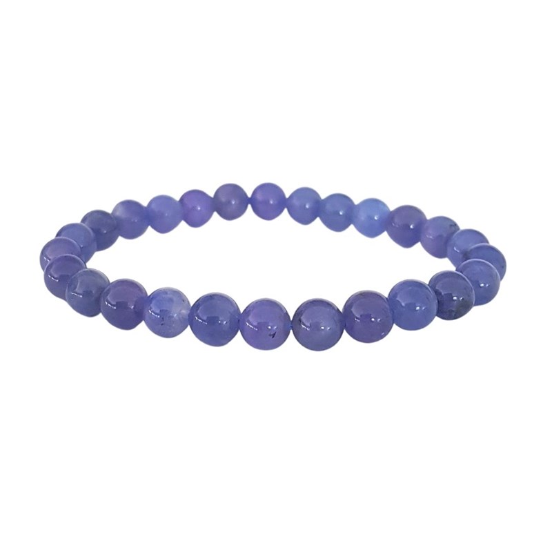 Garaulion - Bracelet tanzanite bleue 7 mm