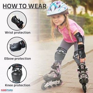 Set de protections enfant skullz s