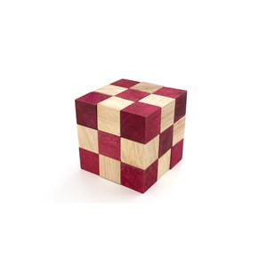 Casse-tête le cube serpent s rouge
