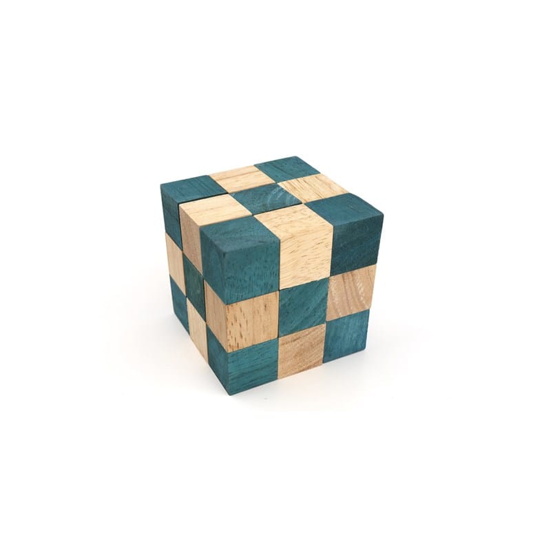 Puzzle 3D Labyrinthe Cube Jouet Chemins Multicolores Jeu Table En O