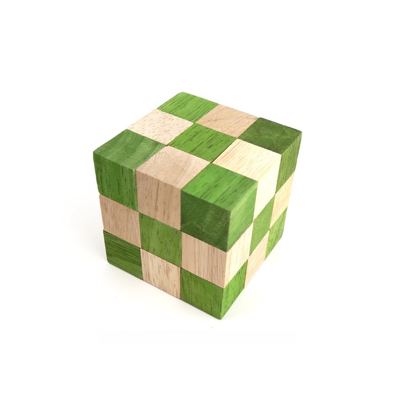 Eureka ! - Casse-tête le cube serpent m vert