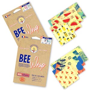 2 packs de beewrap emballage alimentaire