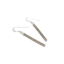 Boucles d'oreilles caiçara argent 925